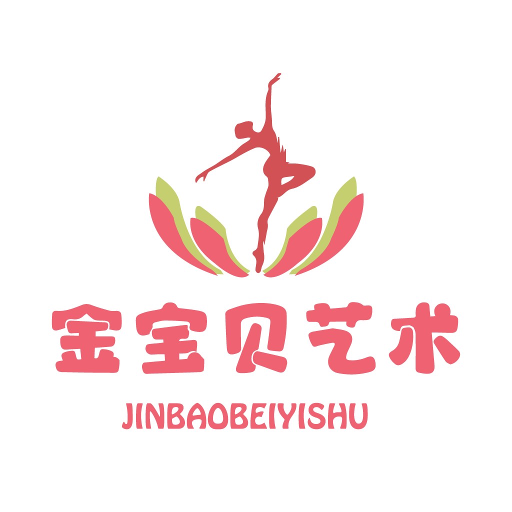 舞蹈艺术logo设计:舞者与花的完美结合