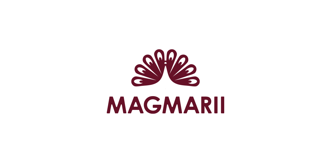 简洁优雅的扇形logo设计