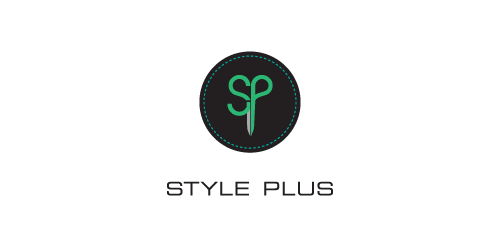 简约风格的'STyle Plus'品牌logo设计