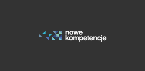现代简约风格的'nowe kompetencje' logo设计