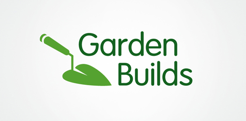 Garden Builds Logo设计:简约自然风格