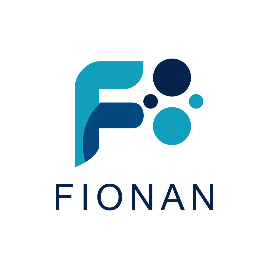 简洁现代的FIONANAN logo设计