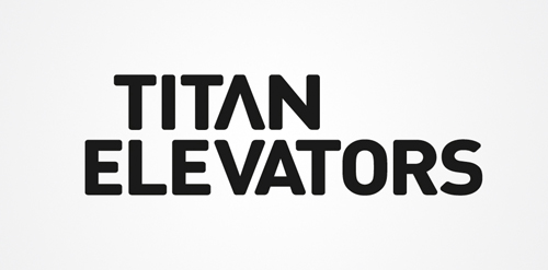 简约风格Titan Elevators Logo设计