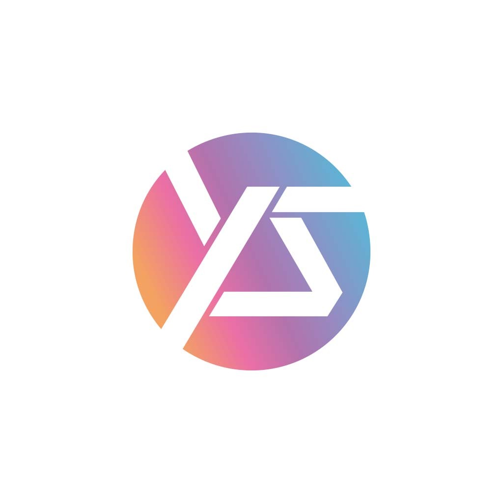 现代简约渐变色logo设计