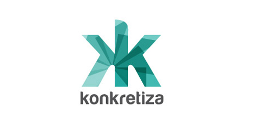 现代简约风格K字母logo设计