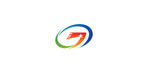 现代简洁logo设计:动态元素与色彩结合