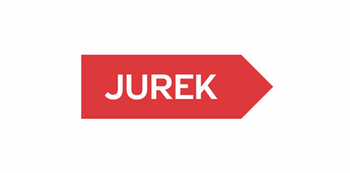 JUREK logo设计：简洁箭头方向标识