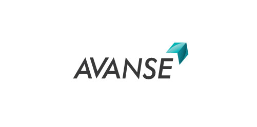 简约现代风格的AVANSE logo设计