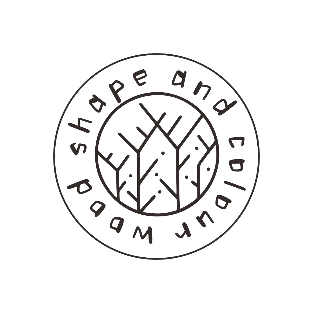 自然风格的树形logo设计