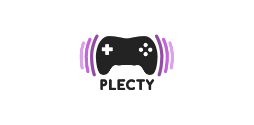 游戏控制器logo设计:PLECTY
