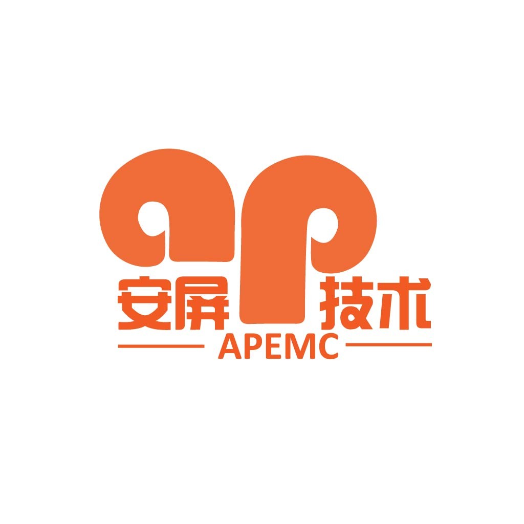 现代简约风格的APEMMC品牌logo设计