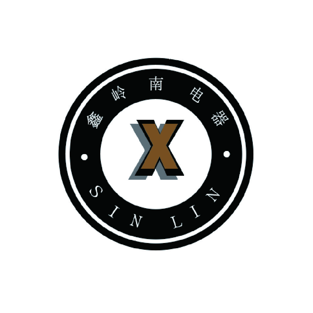 简约现代风格的X字母logo设计