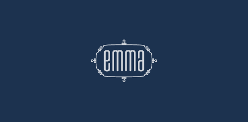 Emma logo设计:简约优雅的标志