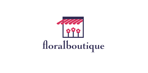 花卉精品店logo设计