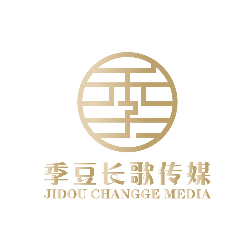 金黄色圆形图案logo设计