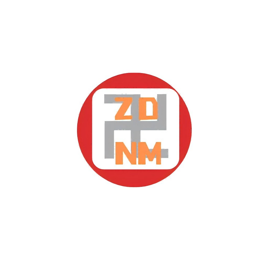 简洁现代的ZD NM Logo设计