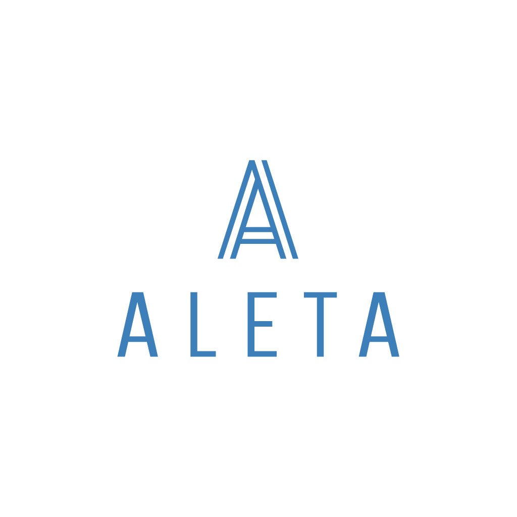 简约现代风格的Aleta品牌logo设计