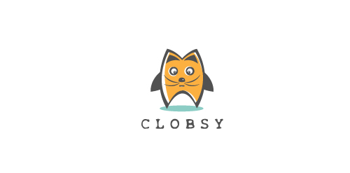 Clobbsy logo设计:卡通风格企业标识