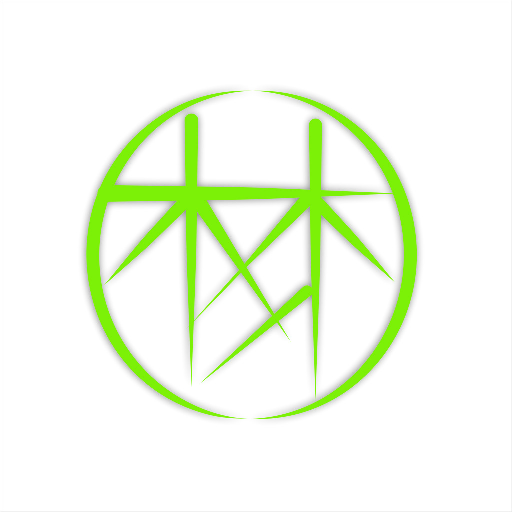 绿色环保风能logo设计