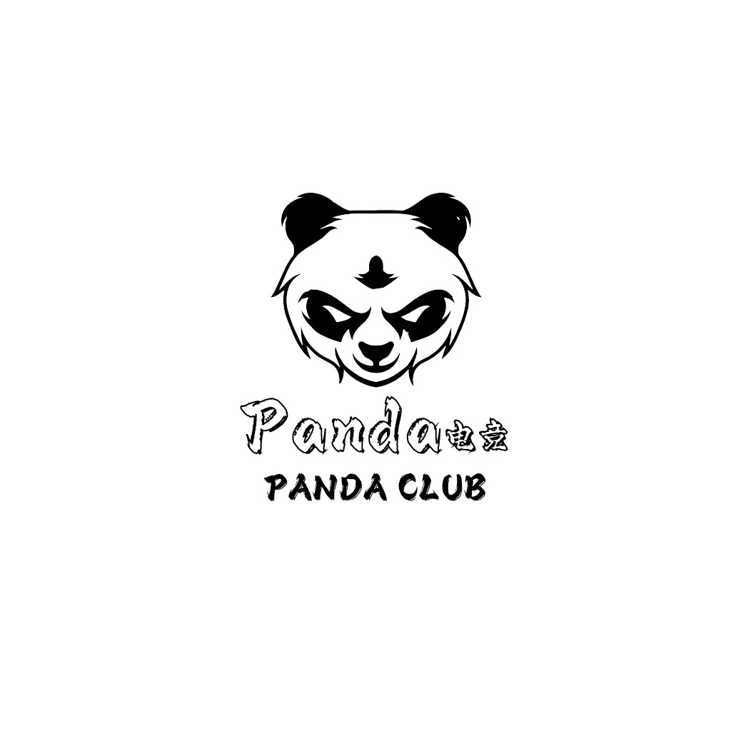熊猫俱乐部logo设计