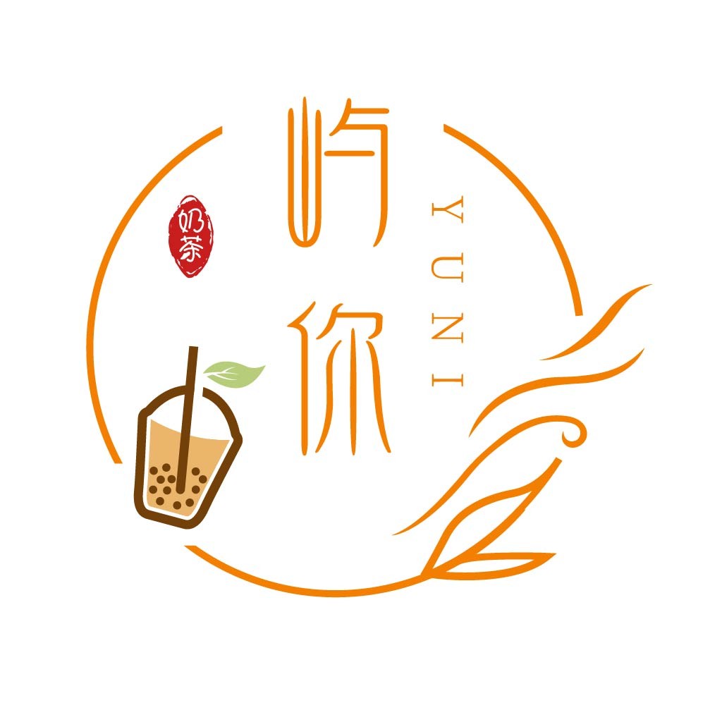 清新茶饮logo设计