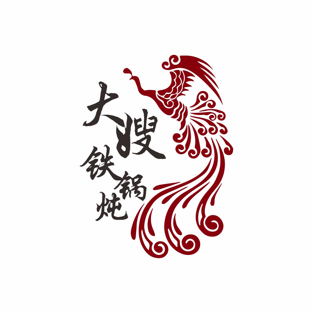 中国风凤凰logo设计