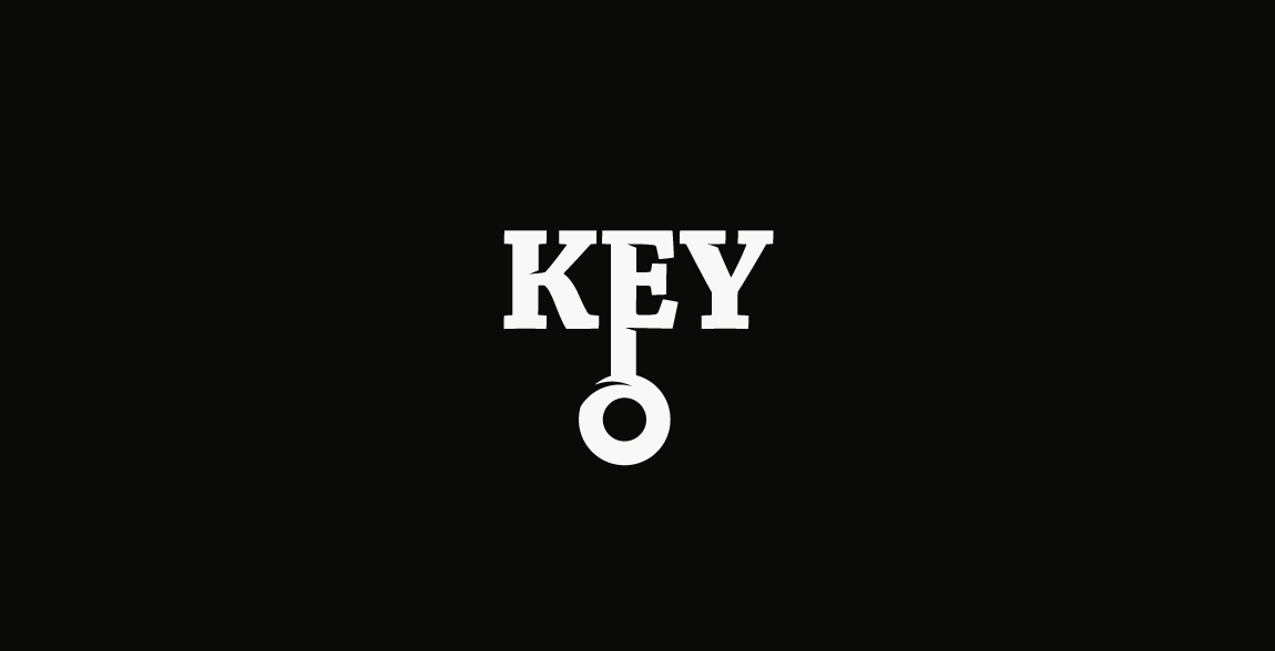 简约钥匙图标logo设计
