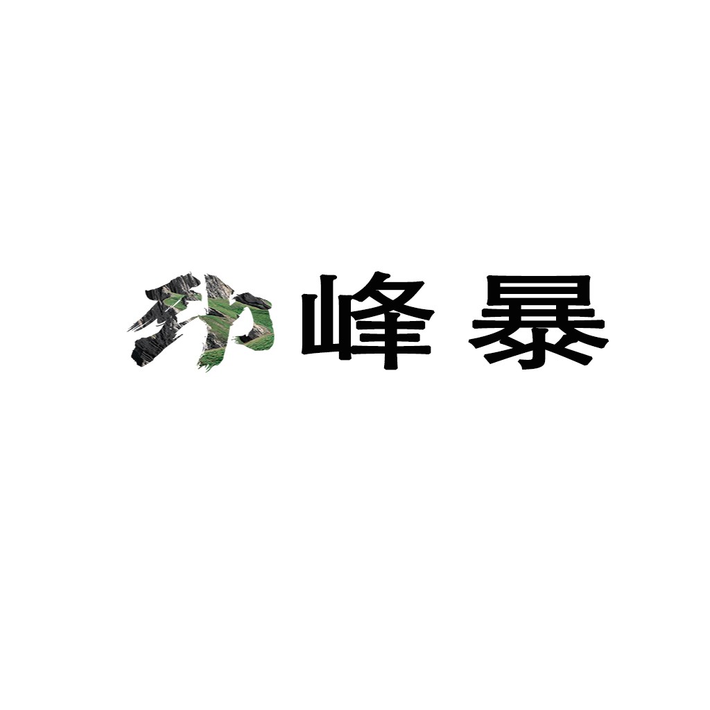 山水结合的现代简约logo设计