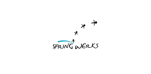 Spring Werks Logo设计：简洁现代的视觉标识