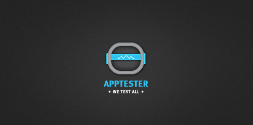 APPTESTER logo设计:简洁科技感标识