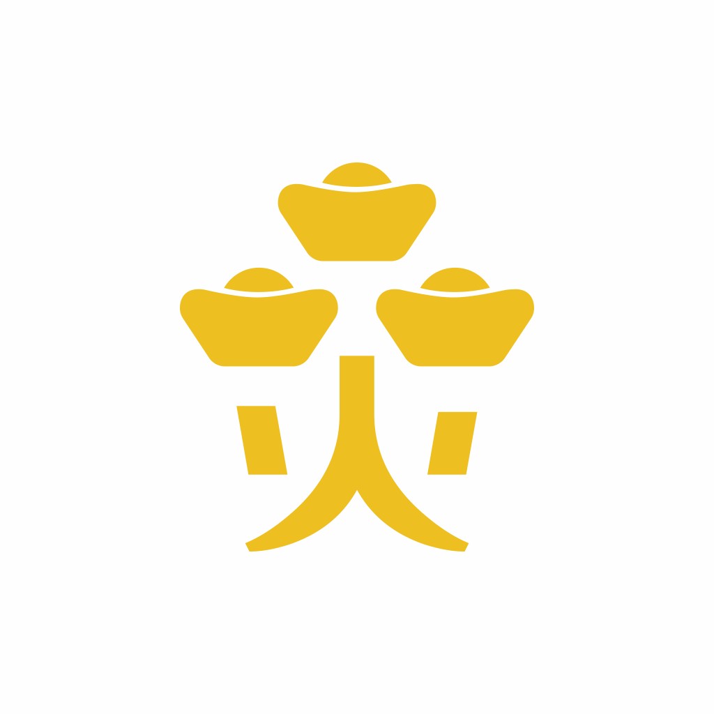 金元宝logo设计:财富象征与品牌标识