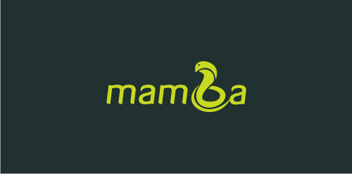 Mamba蛇形创意logo设计
