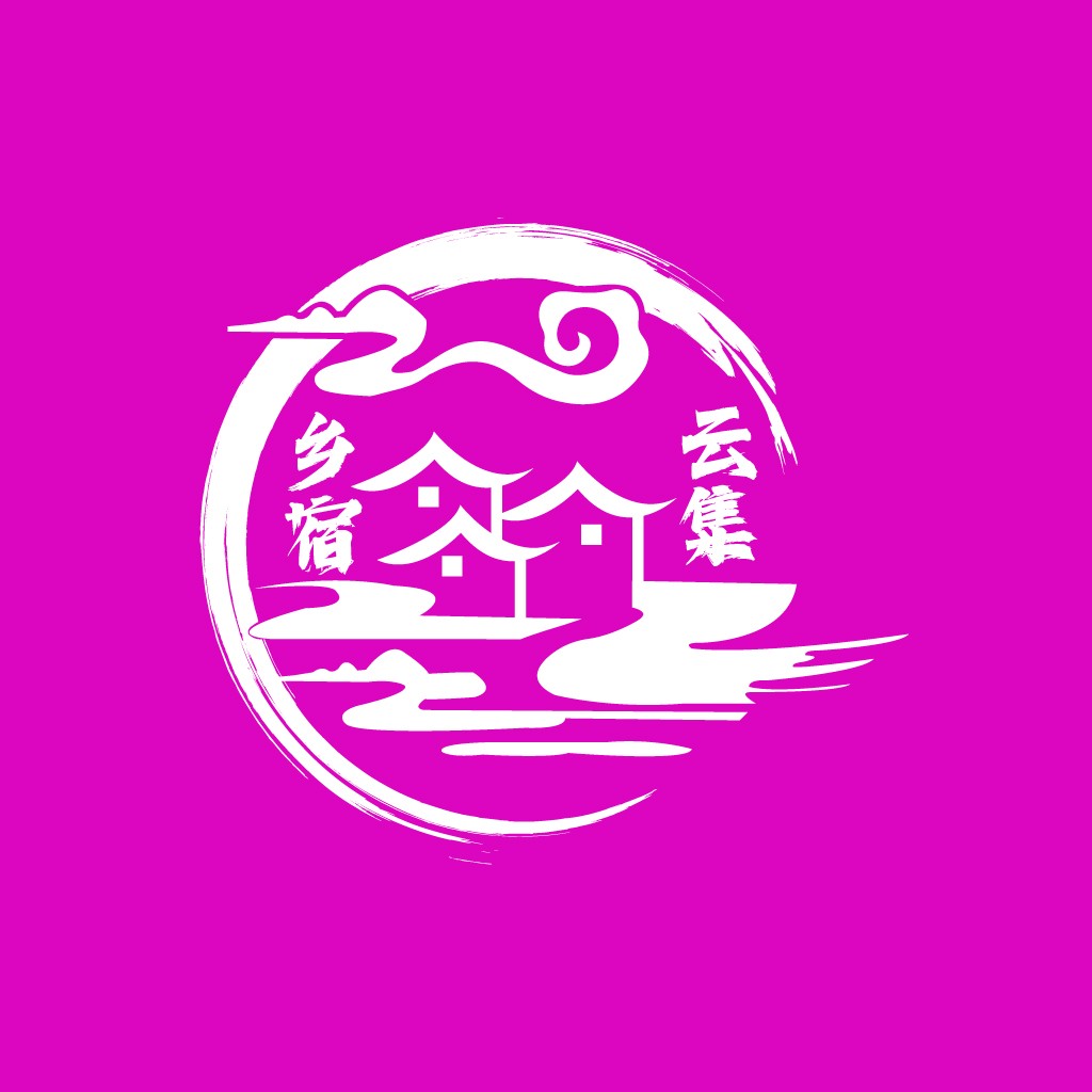 中国风民宿logo设计