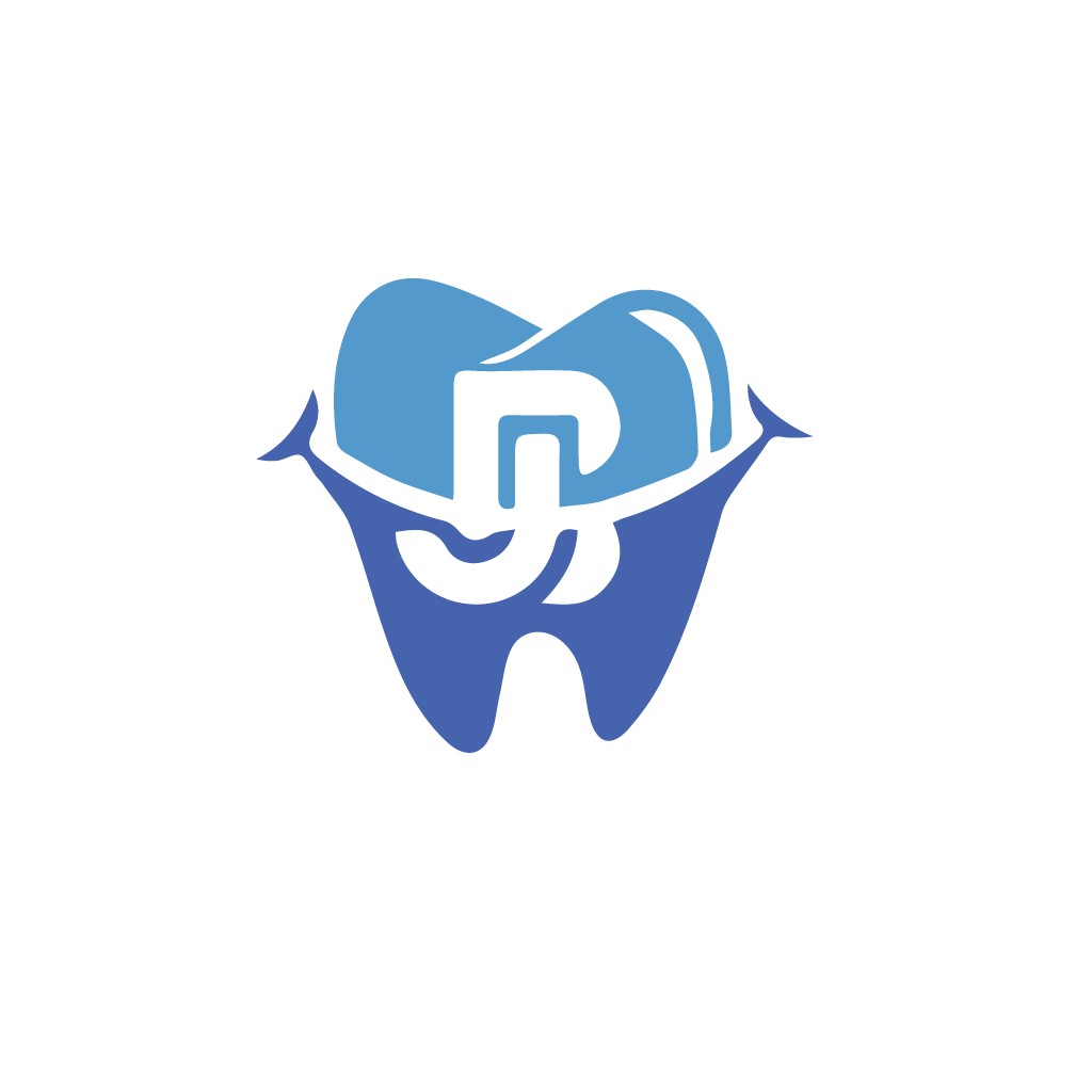 蓝色牙齿标志设计