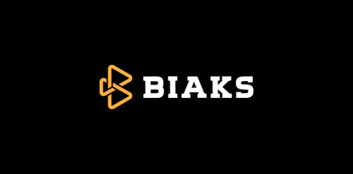 BIAKS logo设计:简洁现代品牌标识