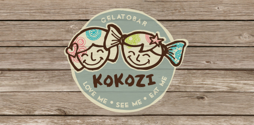 Kokozi Gelatorbar Logo Design
