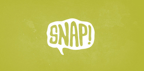 简约风格的'SNAP!' logo设计