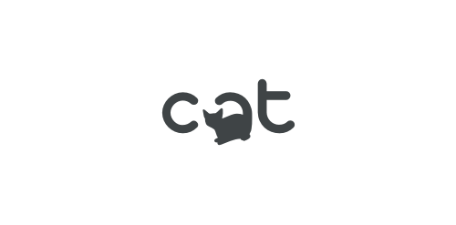 猫头字母C创意logo设计