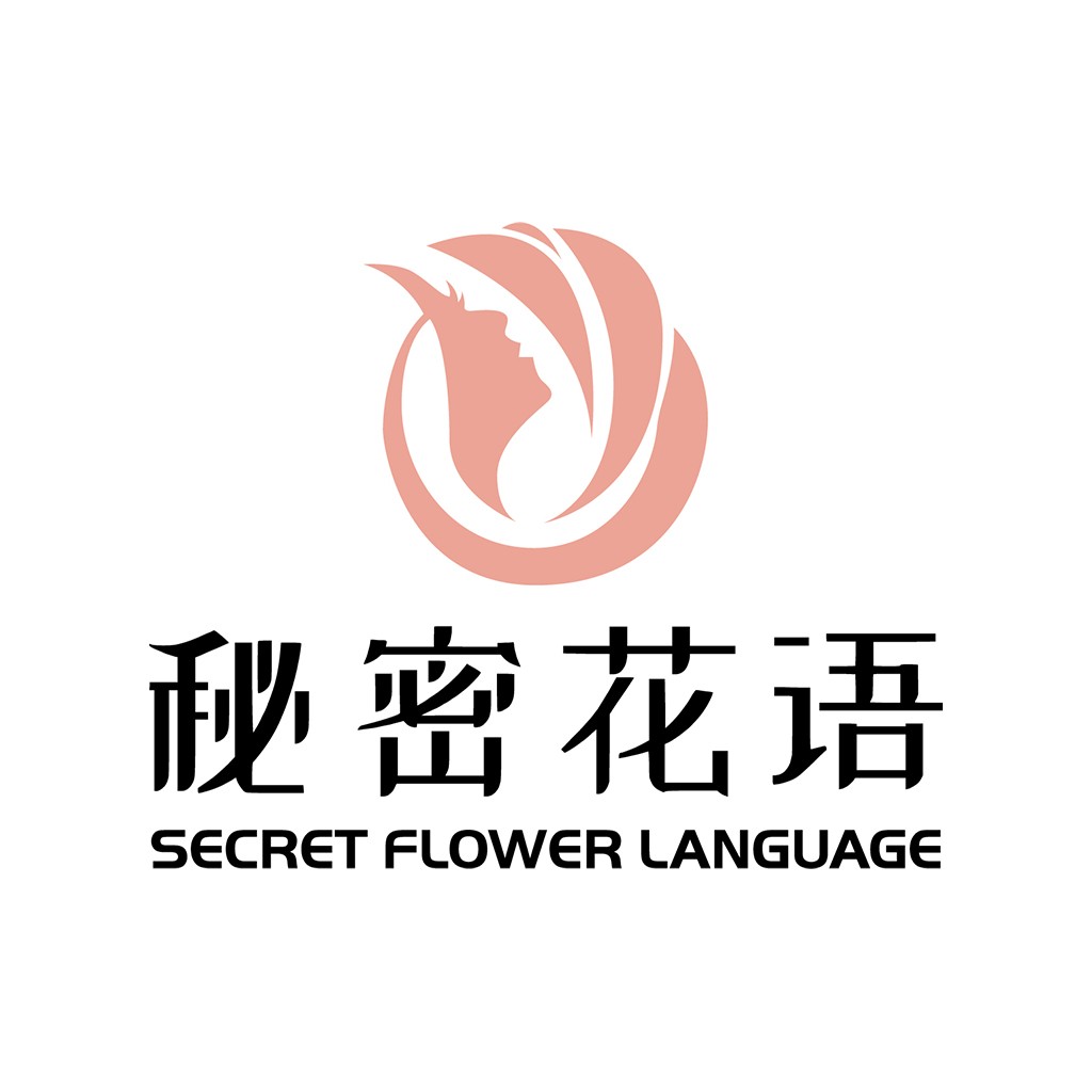 秘密花语logo设计