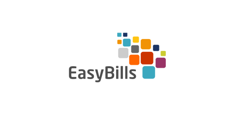 EasyBills logo设计:简洁高效财务管理解决方案