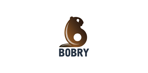 Bobry Logo设计:创意动物标志