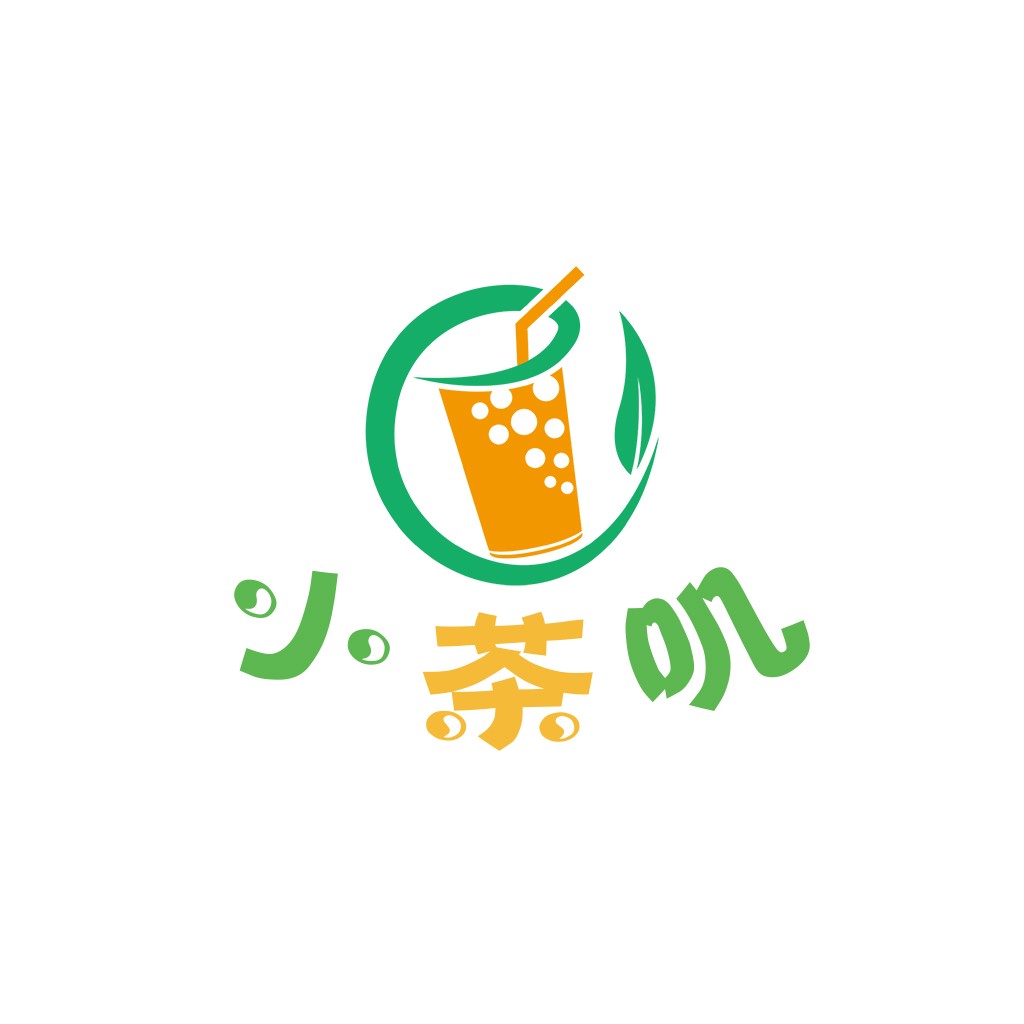 清新茶饮logo设计