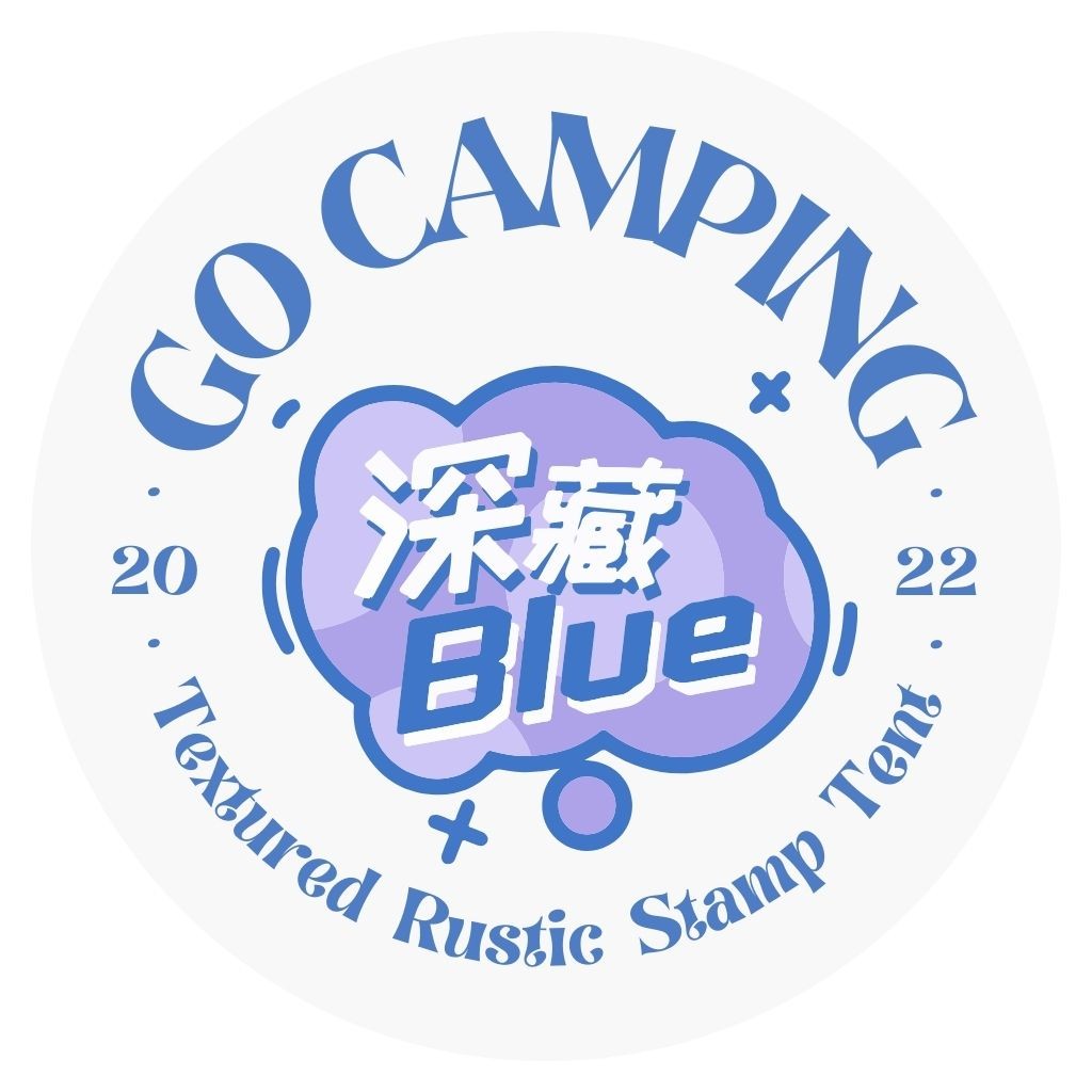 简约风露营主题logo设计