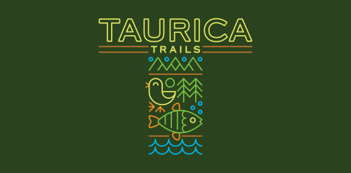 Taurica Trails Logo设计:自然探险品牌标识