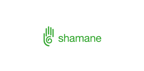 简洁现代的'shamane'品牌logo设计