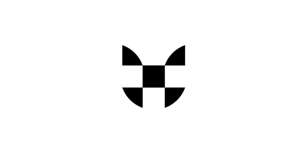 简约几何图形logo设计