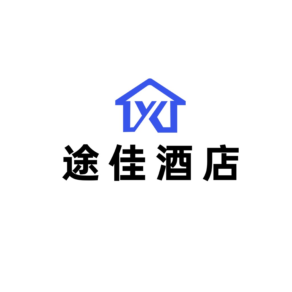 蓝色屋顶酒店logo设计