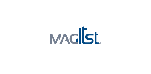 简洁现代风格的MAGIST logo设计
