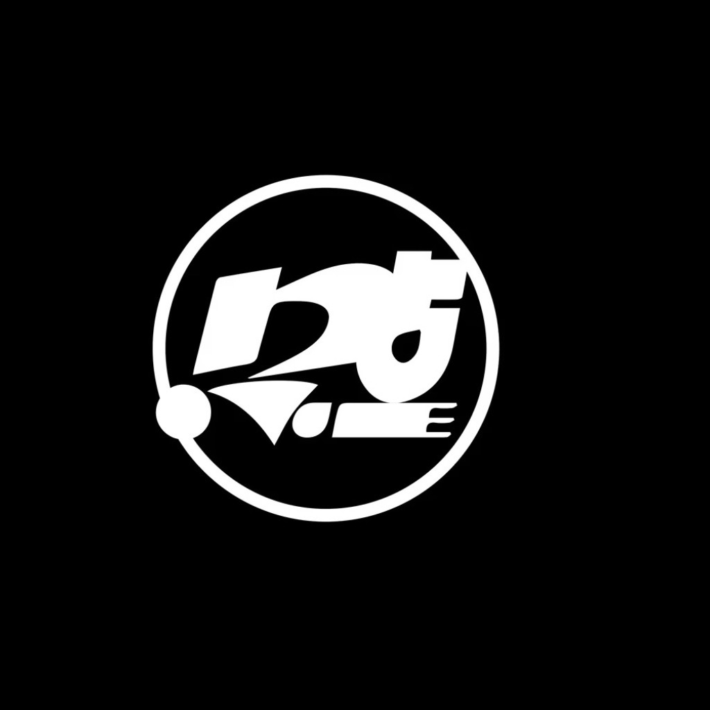 极简风格的数字技术logo设计