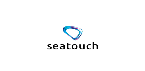 现代简洁的seatouch触控系统logo设计